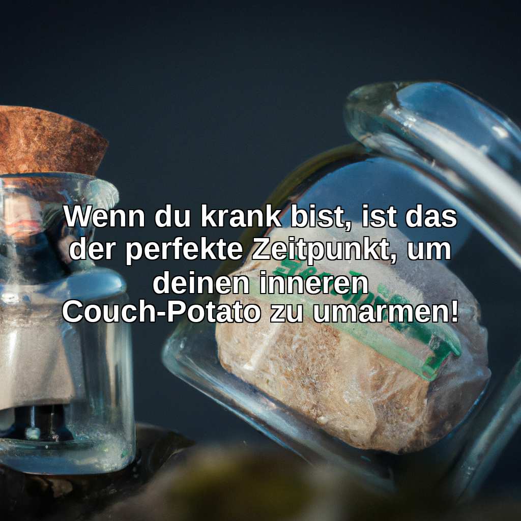 Wenn du krank bist, ist das der perfekte Zeitpunkt, um deinen inneren Couch-Potato zu umarmen!